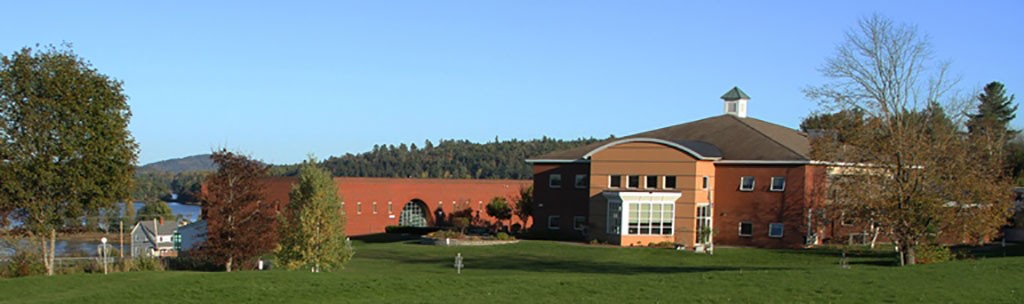 A view of St Croix Hall and Riverview Hall