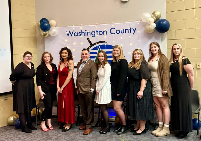 Nursing program graduates